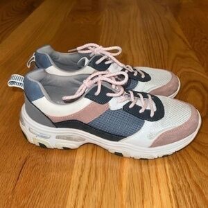 Pink, white, grey and blue sneakers Venice size 38